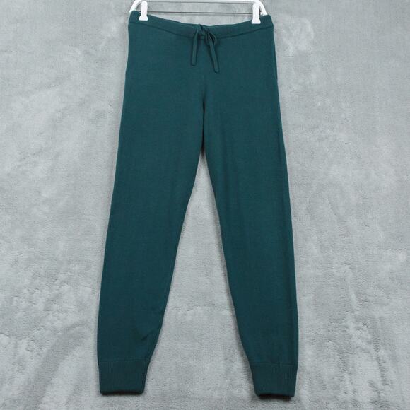 ANTONIO MELANI Cashmere Drawstring Jogger Pants Luxury Jade Green Sz XS NWT - Picture 1 of 8